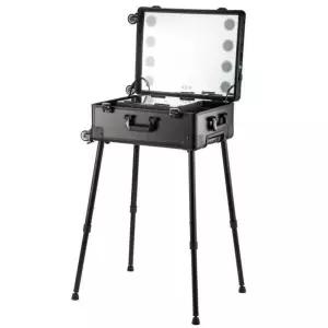 휴대용 메이크업 박스 거울 이동식화장대 분장 출장용