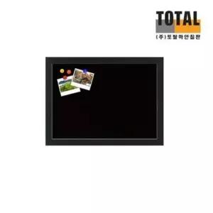 [문구/오피스] 블랙자석보드 다크우드 재질 300x400