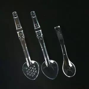 PC 요거트 스푼 플라스틱 화채 수저 뷔페 스푼 소 찌게국자 멀티볼