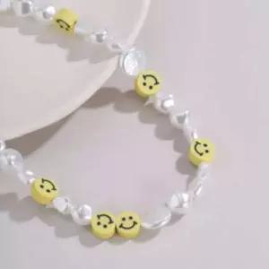 스마일 초등 학생 우정 비즈 목걸이