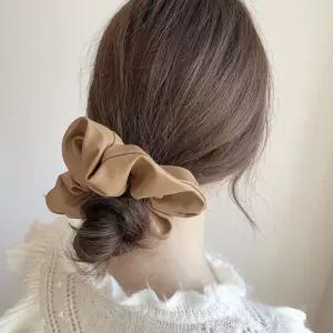 가죽 곱창 밴드 헤어 고무줄 당고 똥머리 끈 스크런치