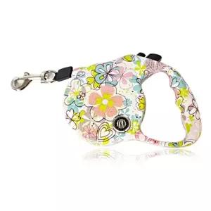 강아지 자동줄 5M 플라워 1P 반려견 산책 자동리쉬 반려견리쉬