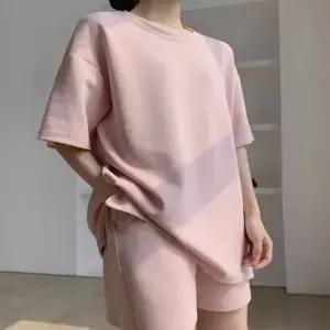 여성 반팔반바지 트레이닝세트 홈웨어세트 여름마실룩