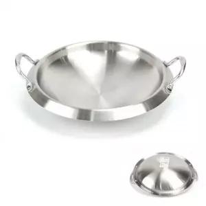 은플 업소용 스텐 찌개 삼중 국물 곱창전골 320mm 양