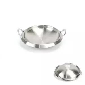 은플 업소용 스텐 찌개 삼중 국물 곱창전골 240mm 양