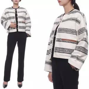 [롯데백화점]셀린느 24FW 여성 스트라이프 트위드 바하 가디건 2V82S145X 01KC 24F