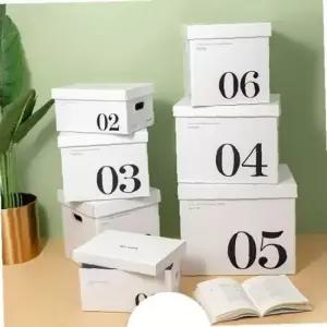 키밍 종이 정리함 리빙박스 상자 소품 수납함 다용도