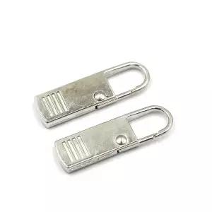 지퍼고리 원형 실버 지퍼수선 바람막이 패딩 10개입