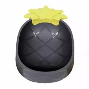 [에이치플러스몰]은플 펫투유 우쭈쭈 사료 파인애플 식기 식기 차콜 급