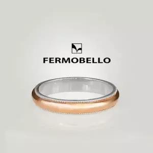 [알티피아]밀그레인 커플링 4mm 반지 1개 WHITE+ROSEGOLD 14K