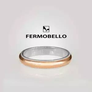 [에이치플러스몰]밀그레인 커플링 4mm 반지 1개 WHITE+ROSEGOLD 14K