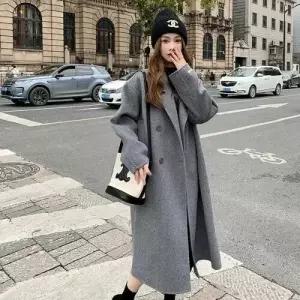 여자 모직 봄 가을 모직코트 코트 admr3