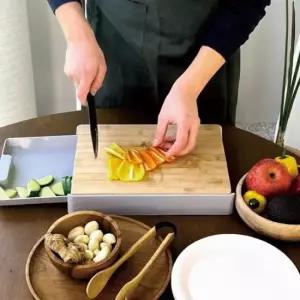 원목도마 강판 플레이팅 커팅보드 플레이트