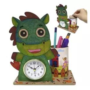 [문구/오피스] 말 시계 만들기 저금통뚜껑추가 연필통 2EA 만들기대장