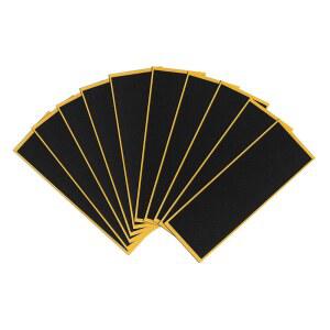 티크 튜닝 10PK 다작 이지 필 폼 그립 테이프 - 접착식 백킹 부드럽고 전문가용 품질 최적 제어 110mm x 35mm 깨끗한 사용을 위한 파일 포함