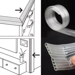 모서리 에어쿠션 1m 코너 유아안전 투명 안전보호대