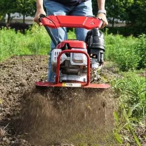 충전식 경운기 흙갈이 텃밭 농업용 미니 소형트랙터 밭갈이 로타리 전동 농기계