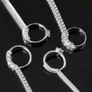 반지 사이즈 줄이기 조절 투명 실리콘 스프링 셀프 OFI6+7Qay