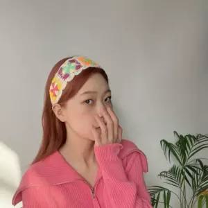 프리미엄 빈티지 뜨개 니트 머리띠