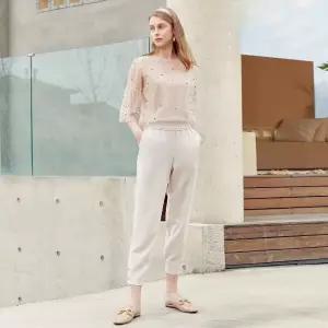 크레송 크림베이지 헴라인 디테일 조거팬츠 R2211PT04_03