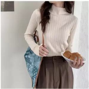 [SBD] 옐로우 블랙 핑크 브 골지니트 화이트 베이지 반폴라