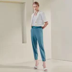 크레송 그린 헴라인 디테일 조거팬츠 R2211PT04_62