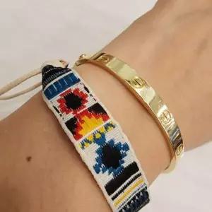 [에이치플러스몰]발찌 보헤미안 줄 레트로 에스닉 커플 매듭 팔찌 우정