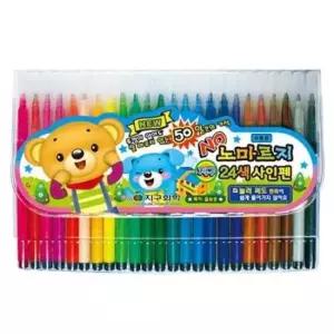 [문구/오피스] 미 싸인펜 노마르지 유치원선물 24색 미술 어린이선물