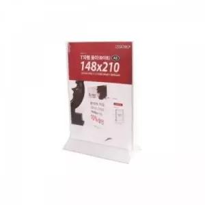 [문구/오피스] 스탠드 메모 T자형 문서 홀더 탁상용 화이트 A5 꽂이 거치대