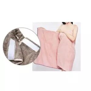 비치수건 LW 샤워가운 파인애플 극세사 랩 리본치마 샤워수건