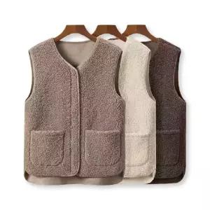 [이거찜] 최고급 양털조끼 뽀글이 양털플리스조끼