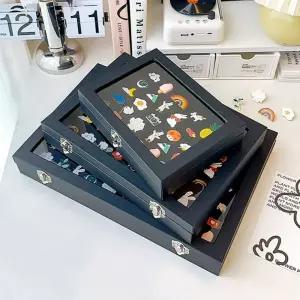 뱃지 보관함 중형 핀 캔 뱃지 메달 보관 액자 케이스 gCG8+2gjS