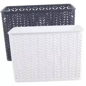 헤링본 오픈형 바스켓 6호 24L (색상랜덤)