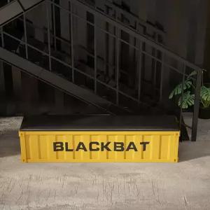 수납 소파벤치 창고 레트로 컨테이너 대기실 로비 공간 실버 감성 인테리어