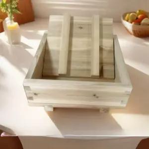 나무 두부틀 대형 전통 가정용 압착기 손두부 만들기