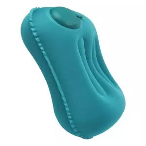 여행용 등받이쿠션 비행기 기내 요추보호 팽창식 허리받침 자동차 에어 베개 휴대용