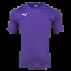 푸마 편안한 저지 보라색 라운드반팔티 가볍고세련된 데일리 등산복티셔츠 운동티 스포츠웨어 기능성티