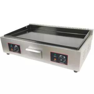 호떡 기계 전기 부침개 그리들 철판 54x30cm 패티 3kw 노점상 튀김