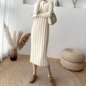 [SBD] 원피스 실루엣 데일리룩 후드티 꾸안꾸 롱 반폴라