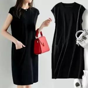 [SBD] 하객 시원한 데일리 카라 원피스 니트 쿨 패션 소재