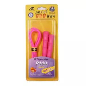 JJR 어린이 초등학생 점프왕 스피드 핑크줄넘기 강력한파워 홈트레이닝도구 전신유산소운동 간편한휴대성