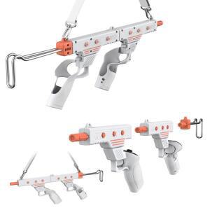 VR 건스톡 슈팅 게임 액세서리 컨트롤러 라이플 어댑터 그립 메타 퀘스트 3S 용