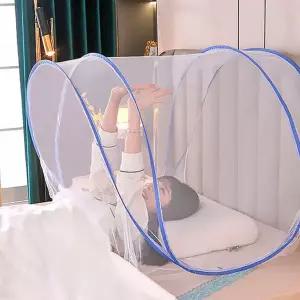 원터치 모기장 휴대용 상반신 돔형 1인용 모기장 침대용 숙면