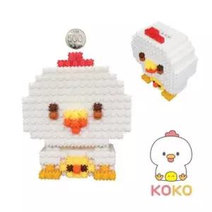 [문구/오피스] 글로벌이지 툭툭블럭 이지 12띠 동물 저금통_닭