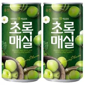 웅진 초록매실 180ml x 60캔
