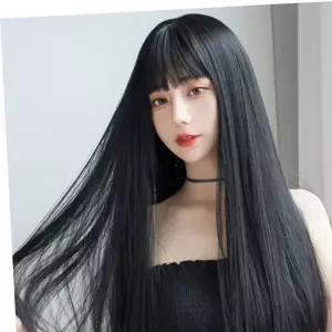 핸드메이드 인모 풀뱅 탑커버 앞머리가발 헤어피스