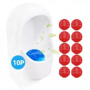 남성소변기 악취제거 튐방지 패드 베리향 10개 업소용