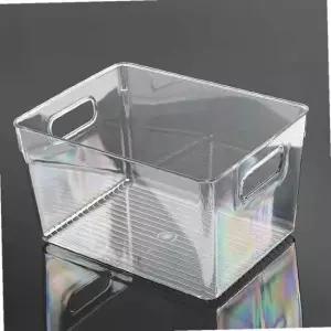 투명 정리함 29x21.5cm 플라스틱 약 장난감 데스크