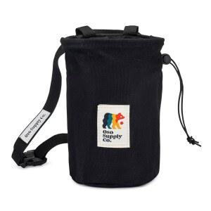 오소 서플라이 - 암벽 등반용 왁스 캔버스 초크 백, 벨트가 달린 볼더링 버킷, 방수, 지퍼 포켓 완벽한 등반 장비, 실내/외 장비