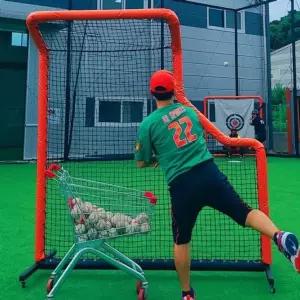 야구 투수망 머리 안전망 그물망 배팅망 타격망 야구안전망 야구투수망